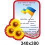 Комплект стендів з патріотичного виховання дітей "Соняшники"